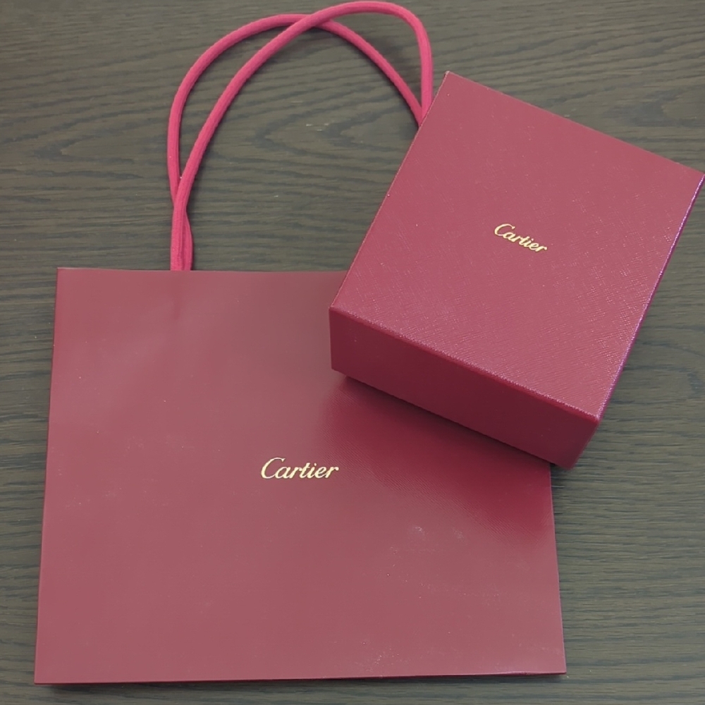 Cartier Shopping Bag and Box
